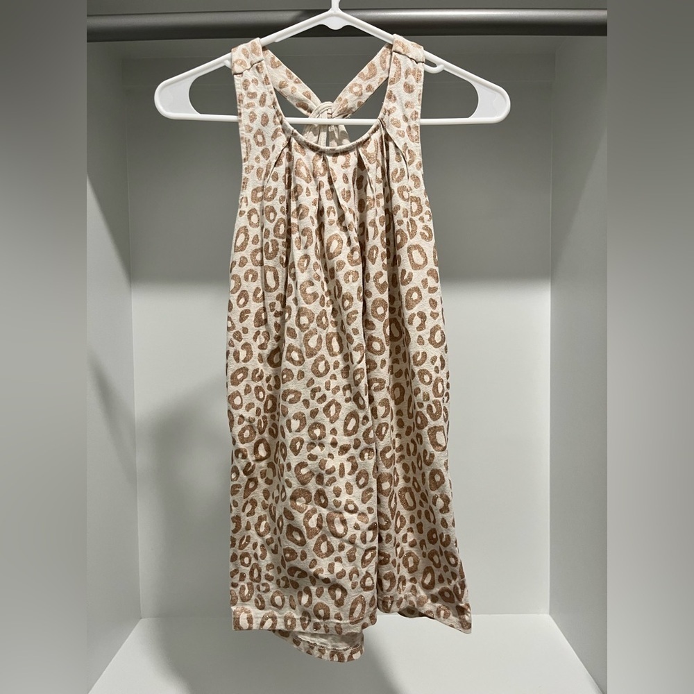 Gap Kids glittery leopard dress size medium